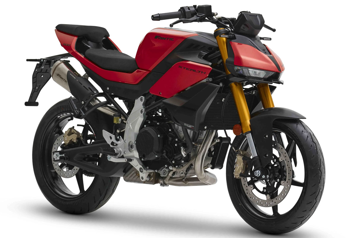 Fanti Stealth 125 2025 rojo